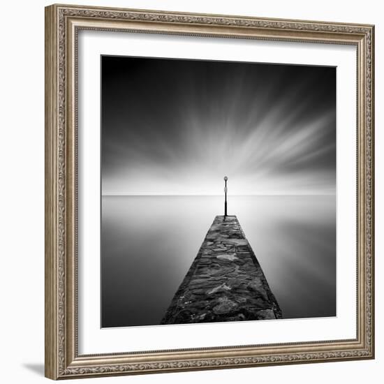 Black Jetty-George Digalakis-Framed Photographic Print