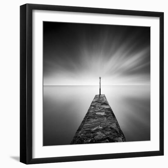 Black Jetty-George Digalakis-Framed Photographic Print