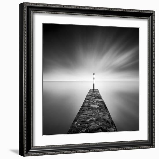 Black Jetty-George Digalakis-Framed Photographic Print