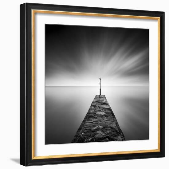 Black Jetty-George Digalakis-Framed Photographic Print