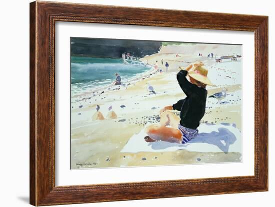 Black Jumper-Lucy Willis-Framed Giclee Print