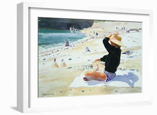 Black Jumper-Lucy Willis-Framed Giclee Print