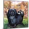 Black Knight. the Pekinese Dog Owned by Artist Sir Alfred Munnings.-McConnell-Mounted Giclee Print