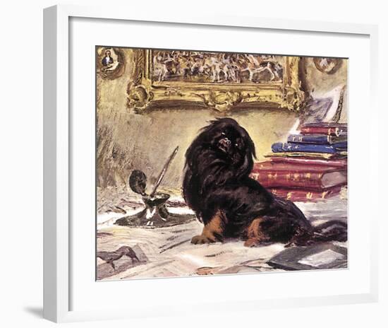 Black Knight-Sir Alfred Munnings-Framed Premium Giclee Print