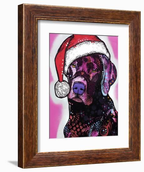 Black Lab Christmas-Dean Russo-Framed Giclee Print