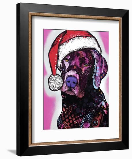 Black Lab Christmas-Dean Russo-Framed Giclee Print