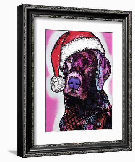 Black Lab Christmas-Dean Russo-Framed Giclee Print