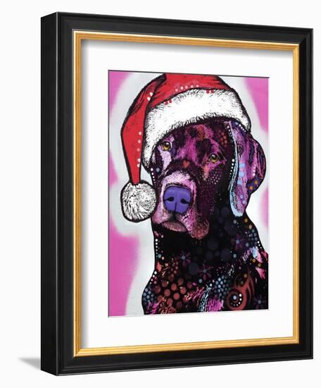 Black Lab Christmas-Dean Russo-Framed Giclee Print