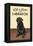 Black Lab - Life is Better-Lantern Press-Framed Stretched Canvas