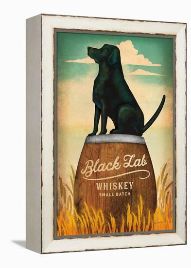 Black Lab Whiskey-Ryan Fowler-Framed Stretched Canvas