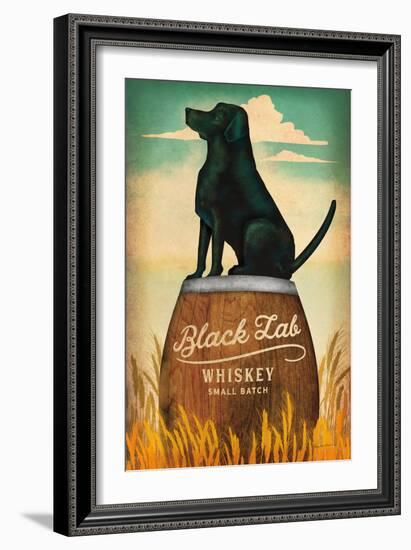 Black Lab Whiskey-Ryan Fowler-Framed Art Print