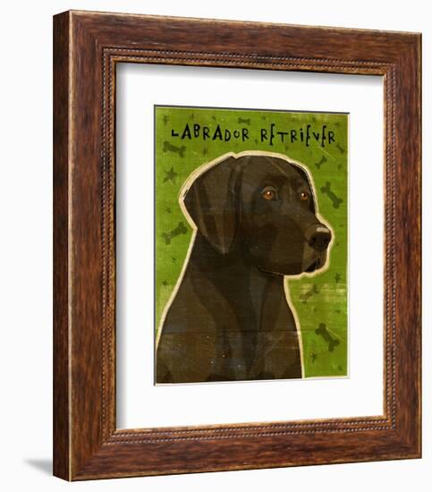 Black Lab-John Golden-Framed Giclee Print