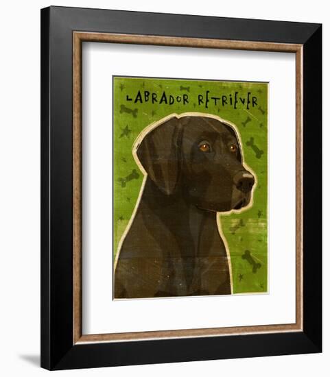 Black Lab-John Golden-Framed Giclee Print