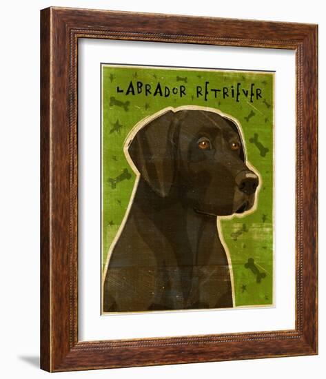 Black Lab-John Golden-Framed Giclee Print