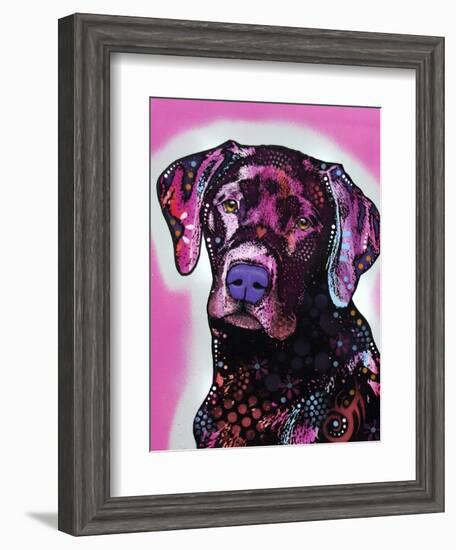 Black Lab-Dean Russo-Framed Giclee Print