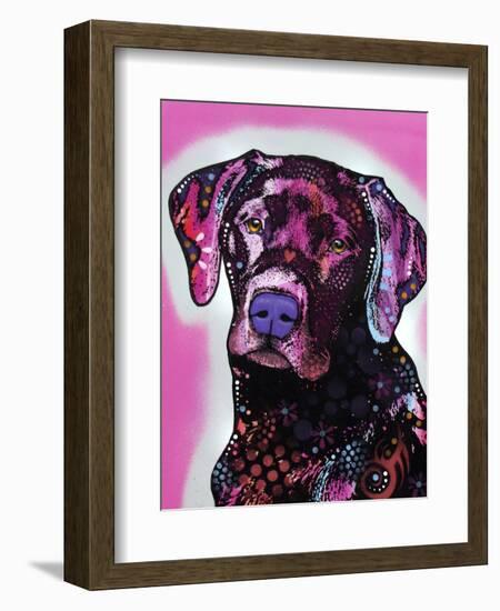 Black Lab-Dean Russo-Framed Giclee Print