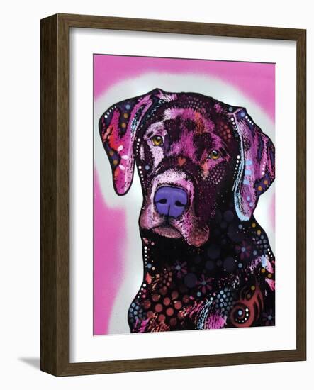 Black Lab-Dean Russo-Framed Giclee Print