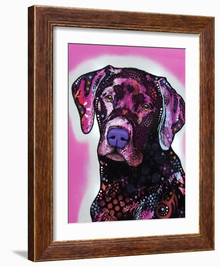 Black Lab-Dean Russo-Framed Giclee Print