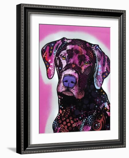 Black Lab-Dean Russo-Framed Giclee Print