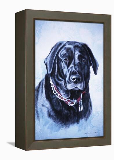 Black Lab-Rusty Frentner-Framed Premier Image Canvas