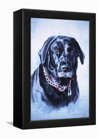 Black Lab-Rusty Frentner-Framed Premier Image Canvas