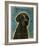 Black Labradoodle-John Golden-Framed Giclee Print