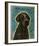 Black Labradoodle-John Golden-Framed Giclee Print