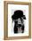 Black Labrador in Bowler Hat-Fab Funky-Framed Stretched Canvas