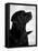 Black Labrador Retriever Looking Up-Adriano Bacchella-Framed Premier Image Canvas