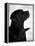 Black Labrador Retriever Looking Up-Adriano Bacchella-Framed Premier Image Canvas