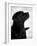 Black Labrador Retriever Looking Up-Adriano Bacchella-Framed Photographic Print