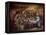 Black Last Supper-Bev Lopez-Framed Stretched Canvas