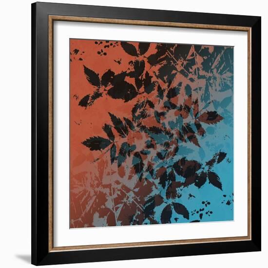 Black Leaves-Ruth Palmer-Framed Art Print