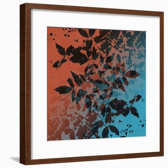 Black Leaves-Ruth Palmer-Framed Art Print