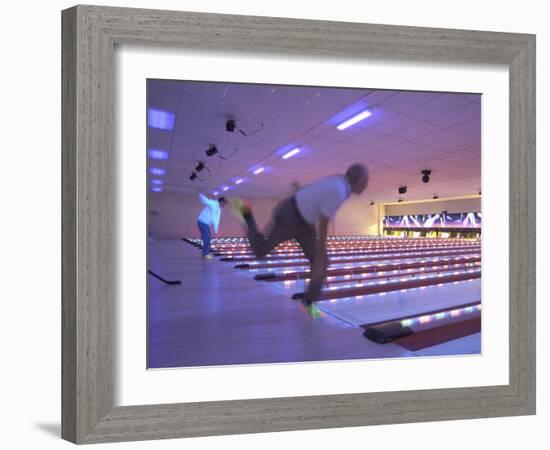 Black Light Bowling-null-Framed Photographic Print