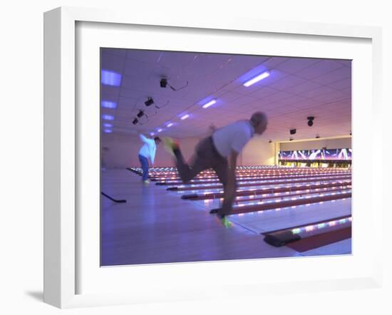 Black Light Bowling-null-Framed Photographic Print