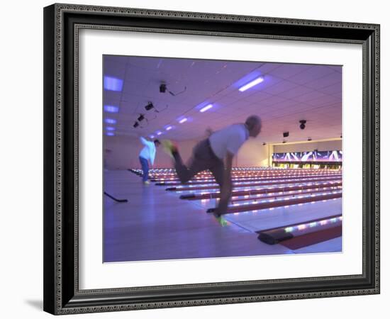 Black Light Bowling-null-Framed Photographic Print