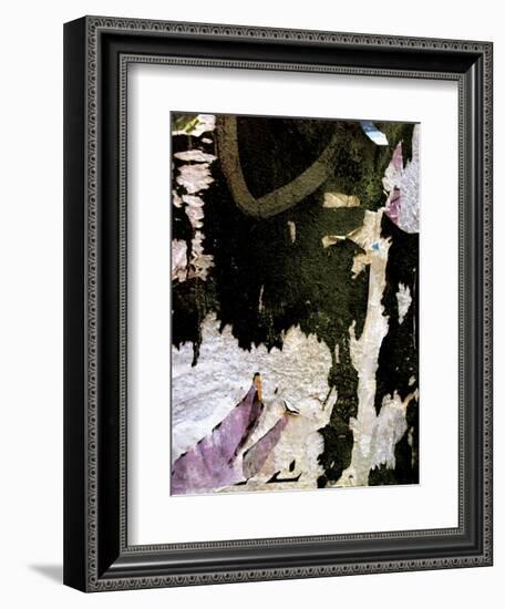 Black Lilac Layers-Jenny Kraft-Framed Art Print