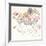 Black Line Poppies I Watercolor Neutral-Shirley Novak-Framed Giclee Print