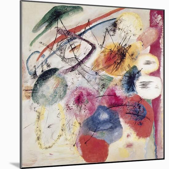 Black Lines, 1913-Wassily Kandinsky-Mounted Giclee Print