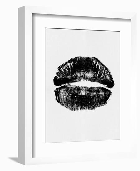Black Lips Print-Eline Isaksen-Framed Art Print