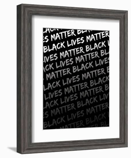 Black Lives Matter 9-Victoria Brown-Framed Art Print