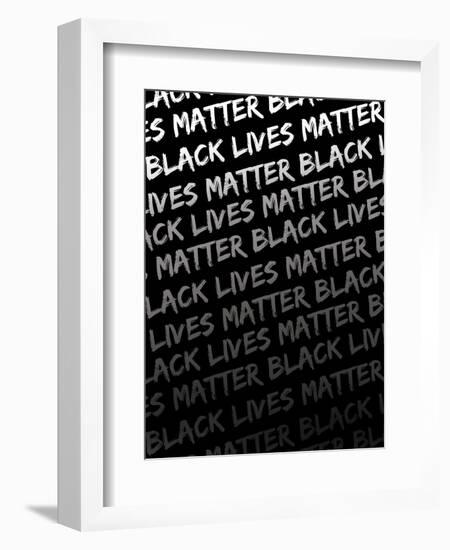 Black Lives Matter 9-Victoria Brown-Framed Art Print