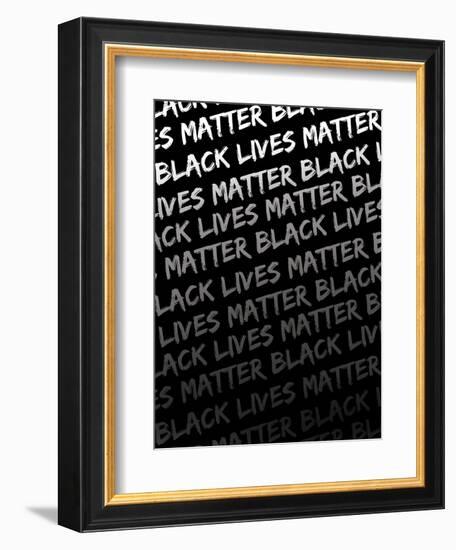 Black Lives Matter 9-Victoria Brown-Framed Art Print