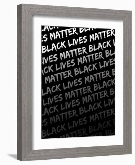 Black Lives Matter 9-Victoria Brown-Framed Art Print