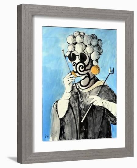 Black Lorgnette-Vaan Manoukian-Framed Art Print