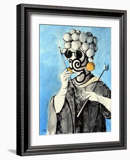 Black Lorgnette-Vaan Manoukian-Framed Art Print