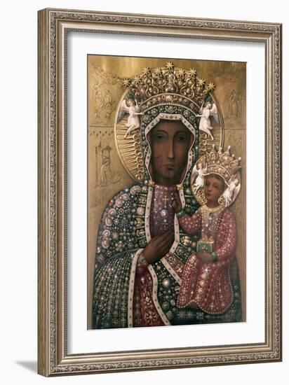 Black Madonna of Czestochowa-null-Framed Giclee Print