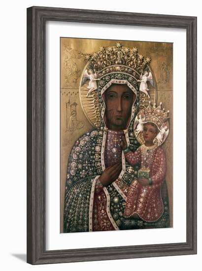 Black Madonna of Czestochowa-null-Framed Giclee Print