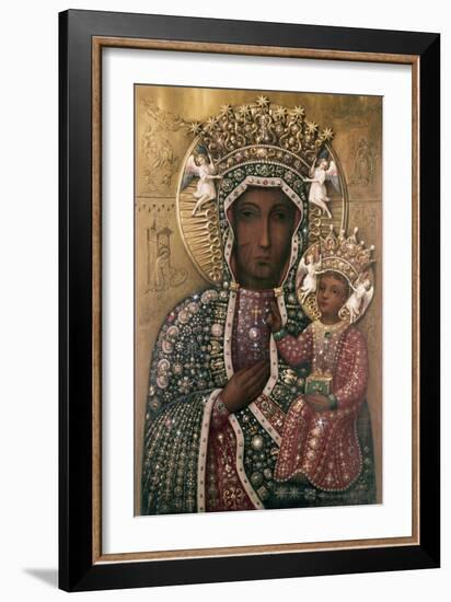 Black Madonna of Czestochowa-null-Framed Giclee Print